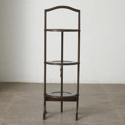 英国アンティーク 折畳み式 ケーキスタンド