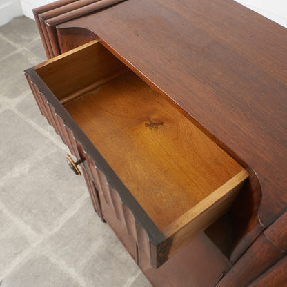 英国アンティーク アールデコ様式キャビネット