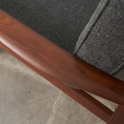 イギリスヴィンテージ アームチェア / 張替済