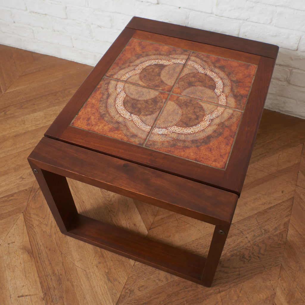 デンマークヴィンテージ タイルトップ コーヒーテーブル