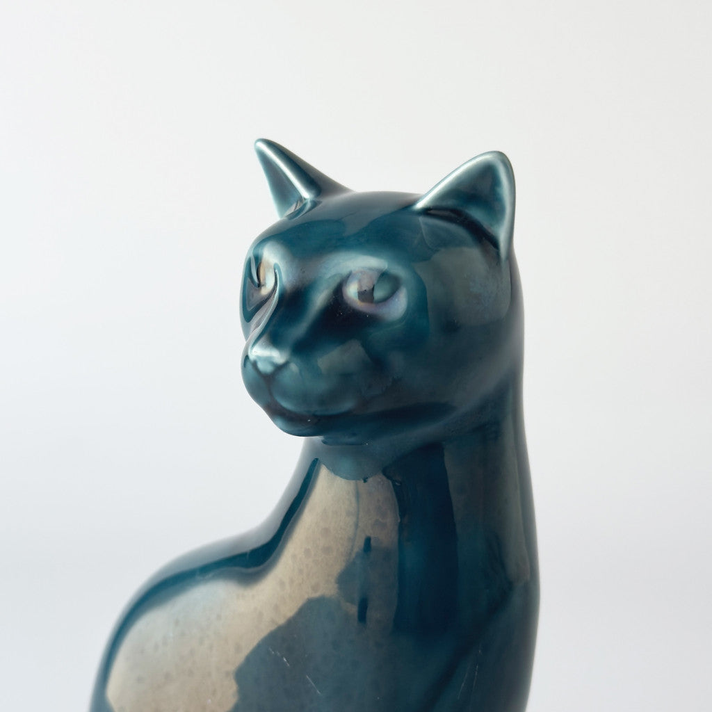 ヴィンテージ 猫のフィギュリン｜プール・ポタリー Poole Pottery