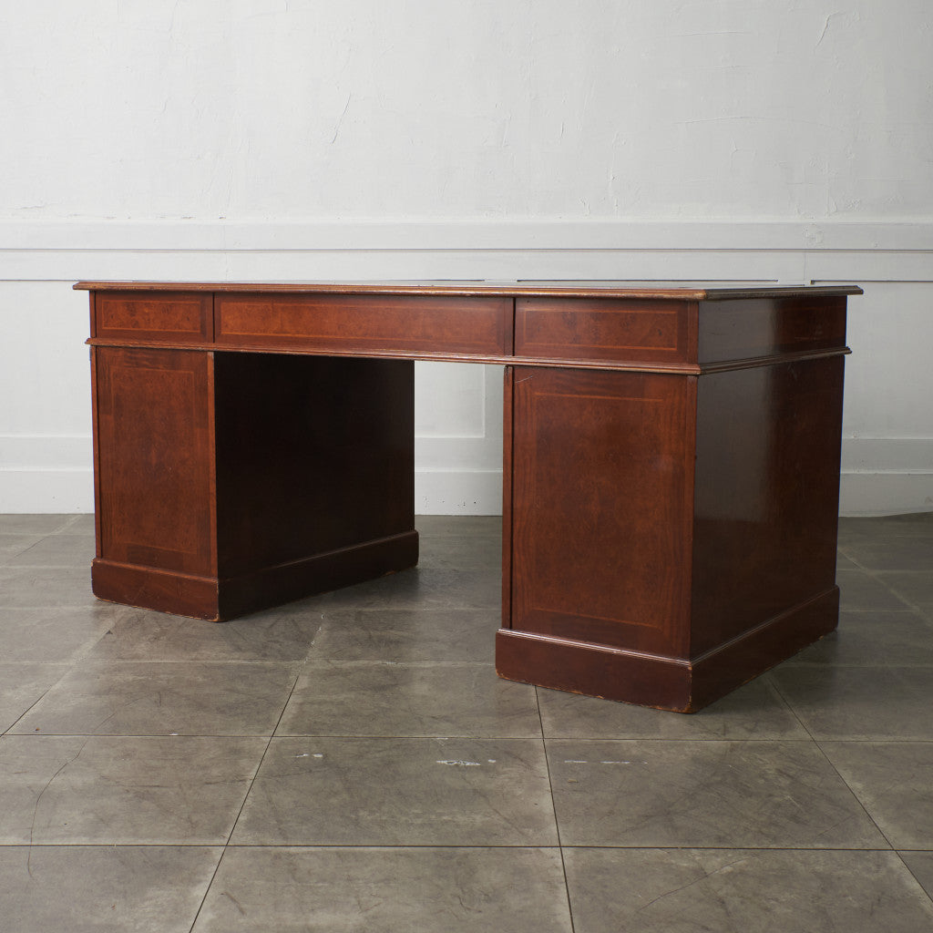 スペイン製 クラシック 両袖デスク