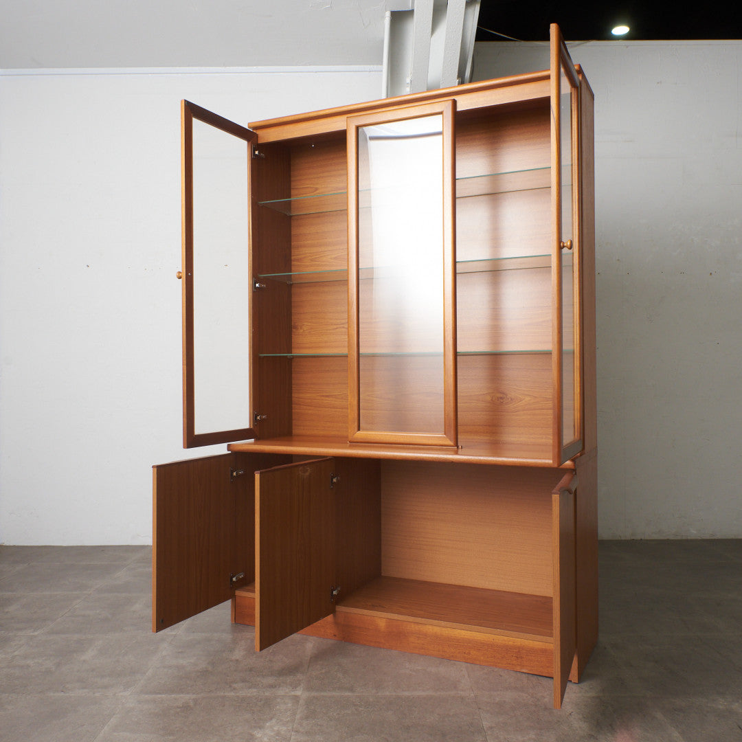 ヴィンテージ ガラスキャビネット