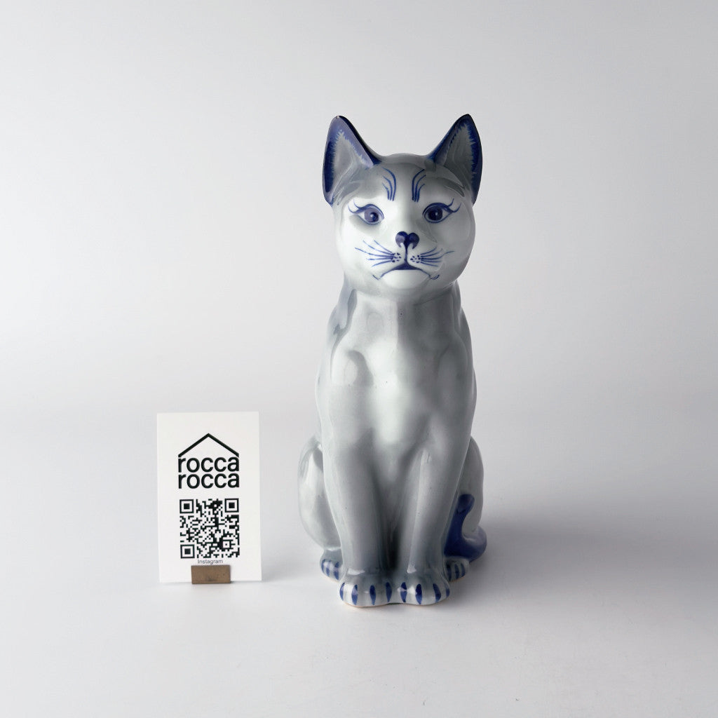 英国ヴィンテージ 猫のフィギュリン