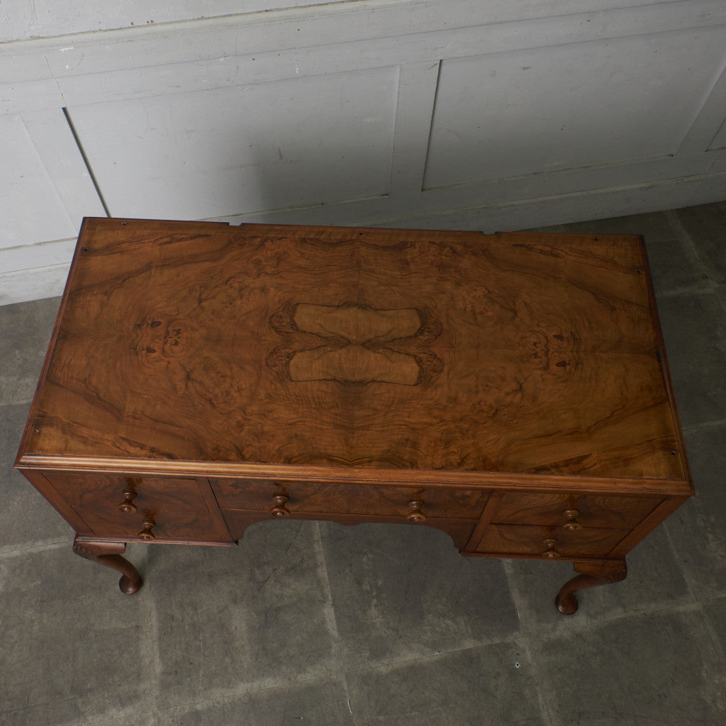 アンティーク ウォールナット材 両袖デスク｜rocca rocca