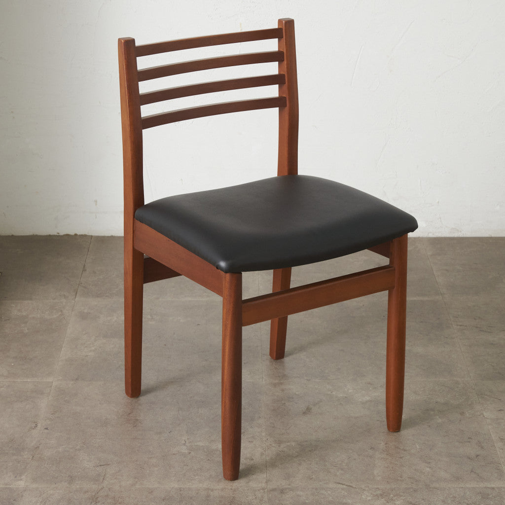 英国ヴィンテージ ラダーバック ダイニングチェア / 張替済