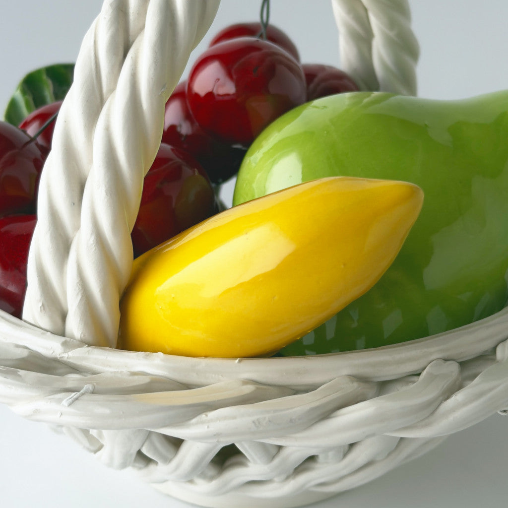 ヴィンテージ セラミック フルーツバスケット