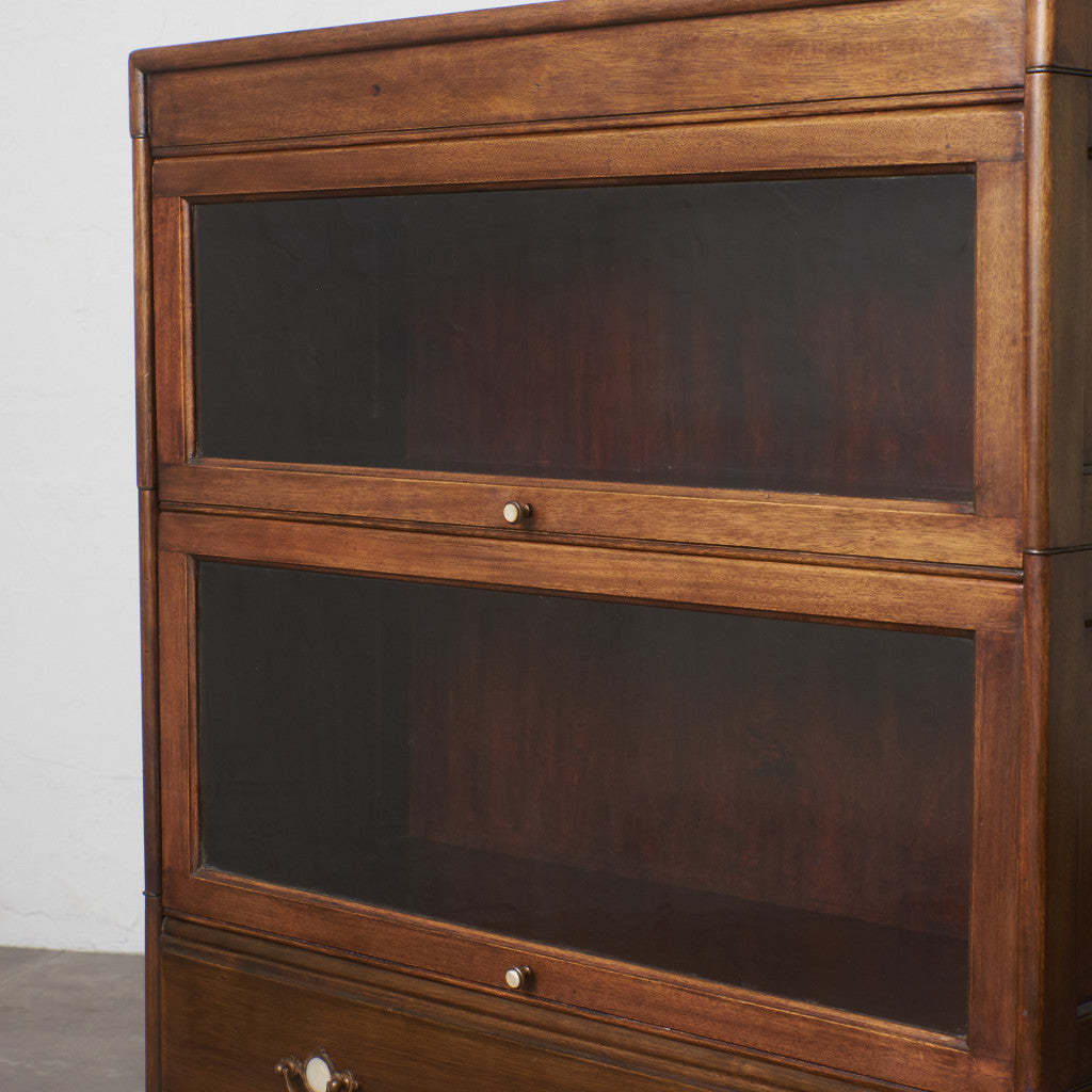 英国アンティーク スタッキングブックケース