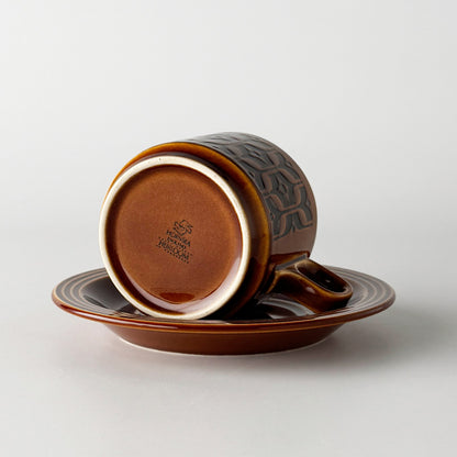 HEIRLOOM エアルーム カップ&ソーサー Autumn brown