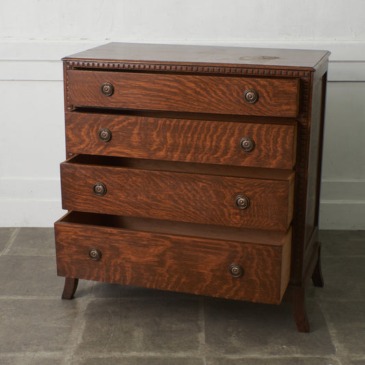 西欧アンティーク 4段チェスト