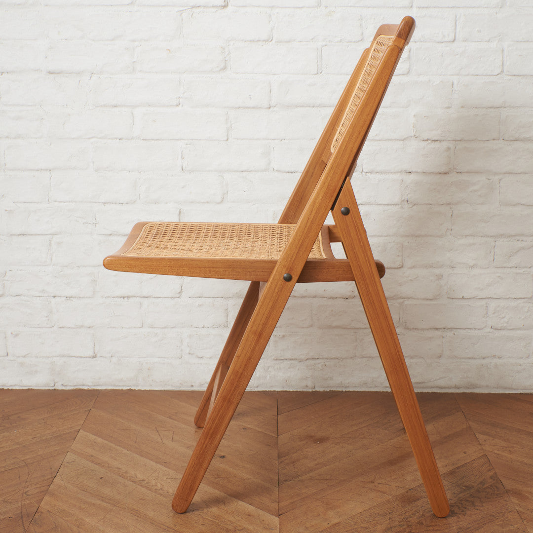 ラタン編み フォールディングチェア