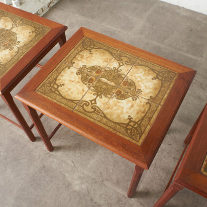 デンマーク TOFTEN タイルトップ ネストテーブル