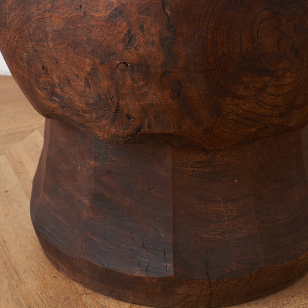 年代物 うす ガラス天板テーブル