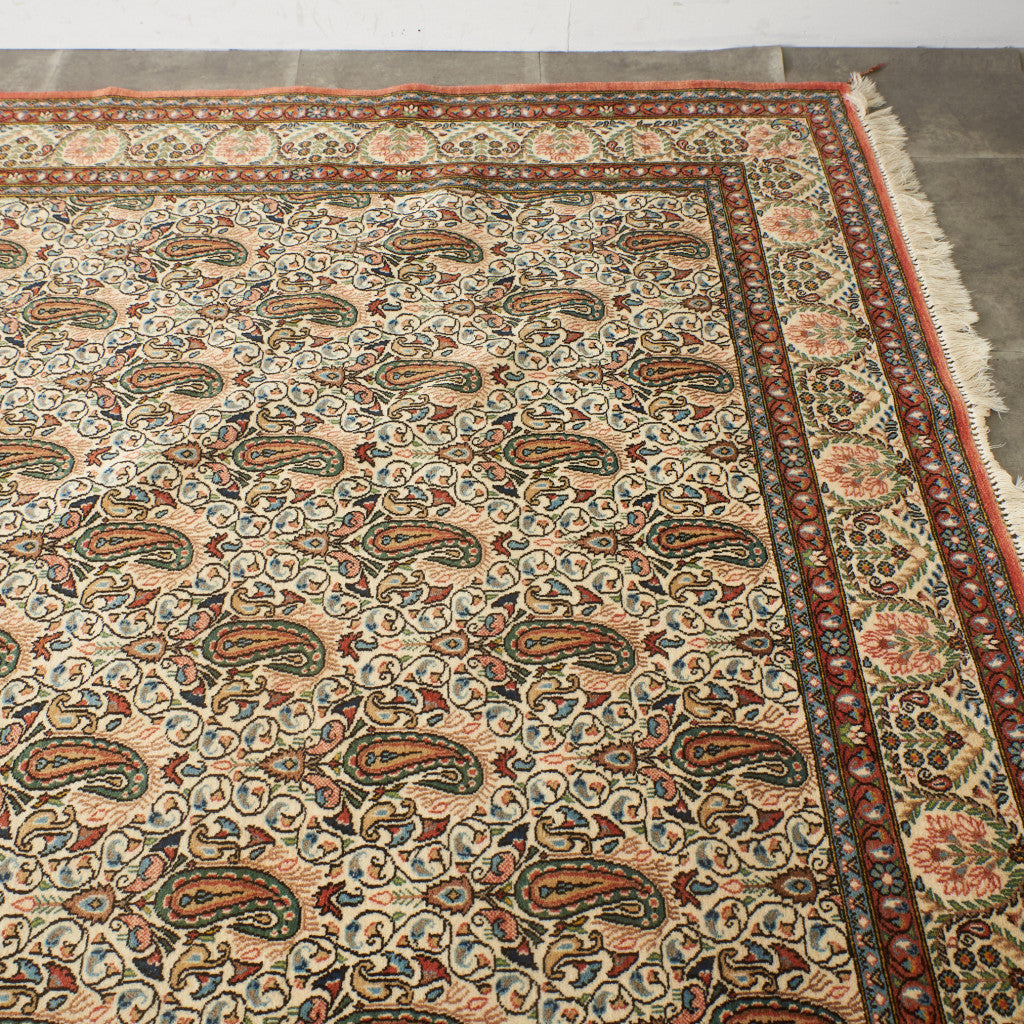 ウール製 手織り 絨毯