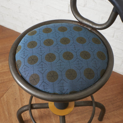 インダストリアル カウンターチェア / 張替済