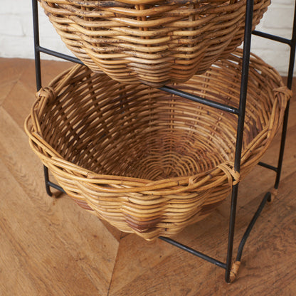 ヴィンテージ バスケットスタンド
