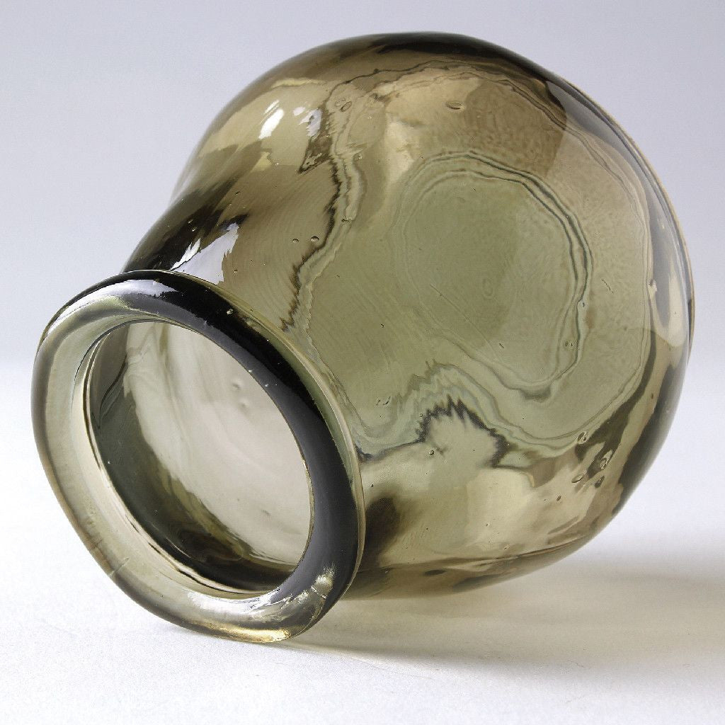 リサイクルガラス フラワーベース CERO ブラウン