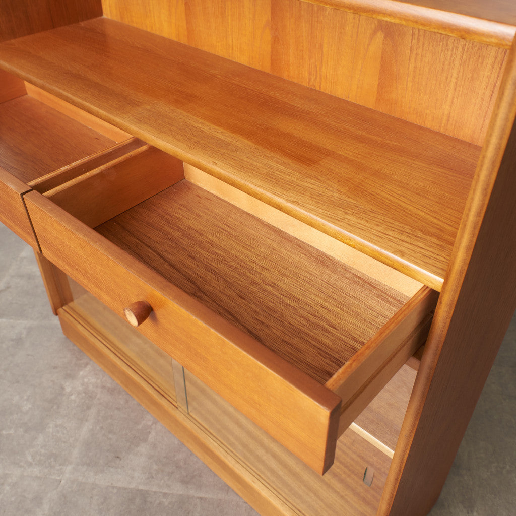 ヴィンテージ ガラスキャビネット