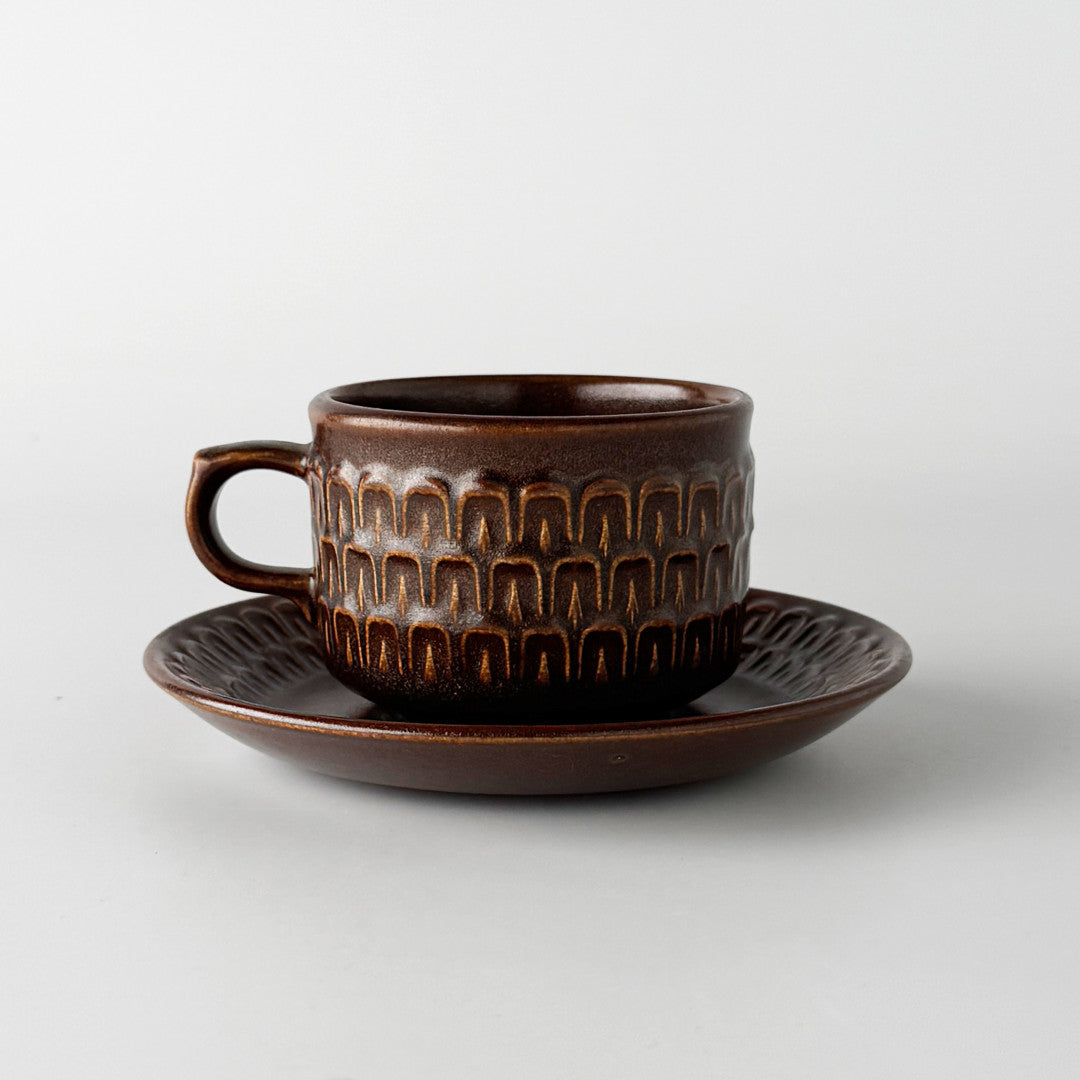 Pennine ペンニン カップ＆ソーサー ブラウン