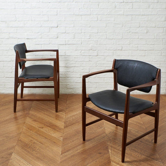 Danish カーバーチェア (4513) 2脚セット / 張替品｜ジープラン G-PLAN｜イブコフォードラーセン Ib Kofod Larsen (1921-2003)