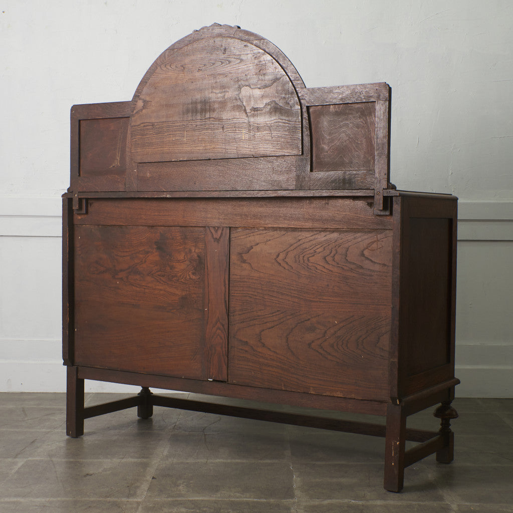 英国アンティーク ミラーバックサイドボード