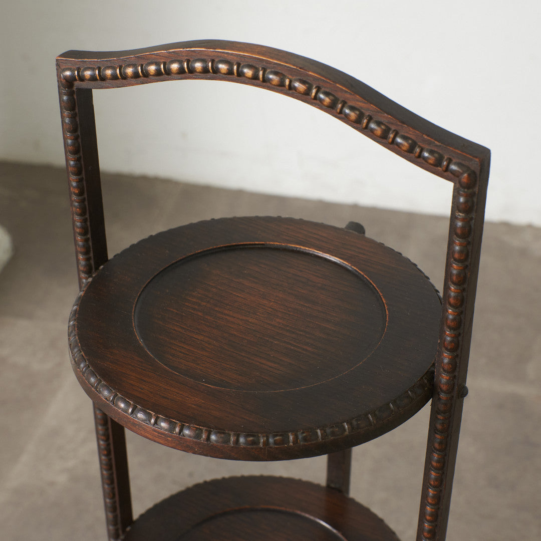 英国アンティーク 折畳み式 ケーキスタンド