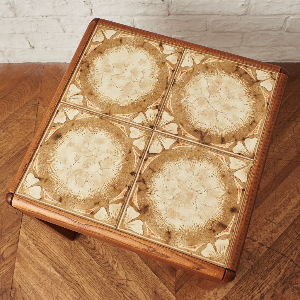 ヴィンテージ タイルトップ ローテーブル (3611D)