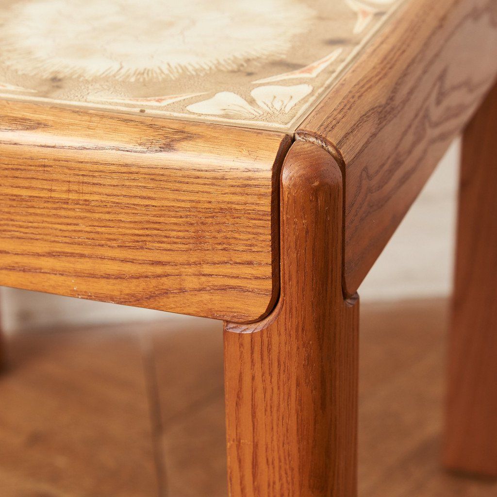 ヴィンテージ タイルトップ ローテーブル (3611D)