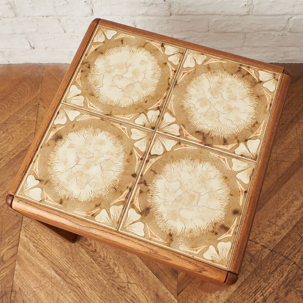 ヴィンテージ タイルトップ ローテーブル (3611D)