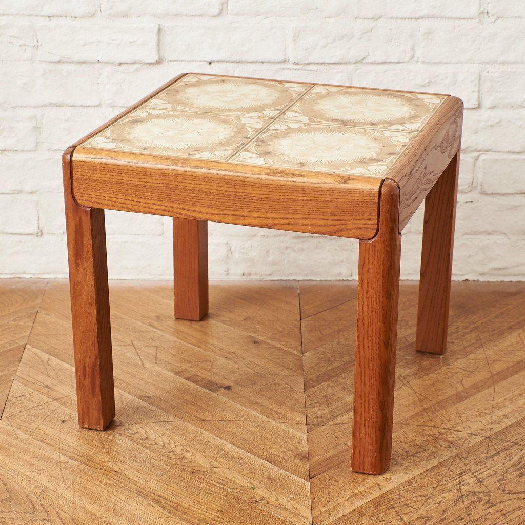 ヴィンテージ タイルトップ ローテーブル (3611D)