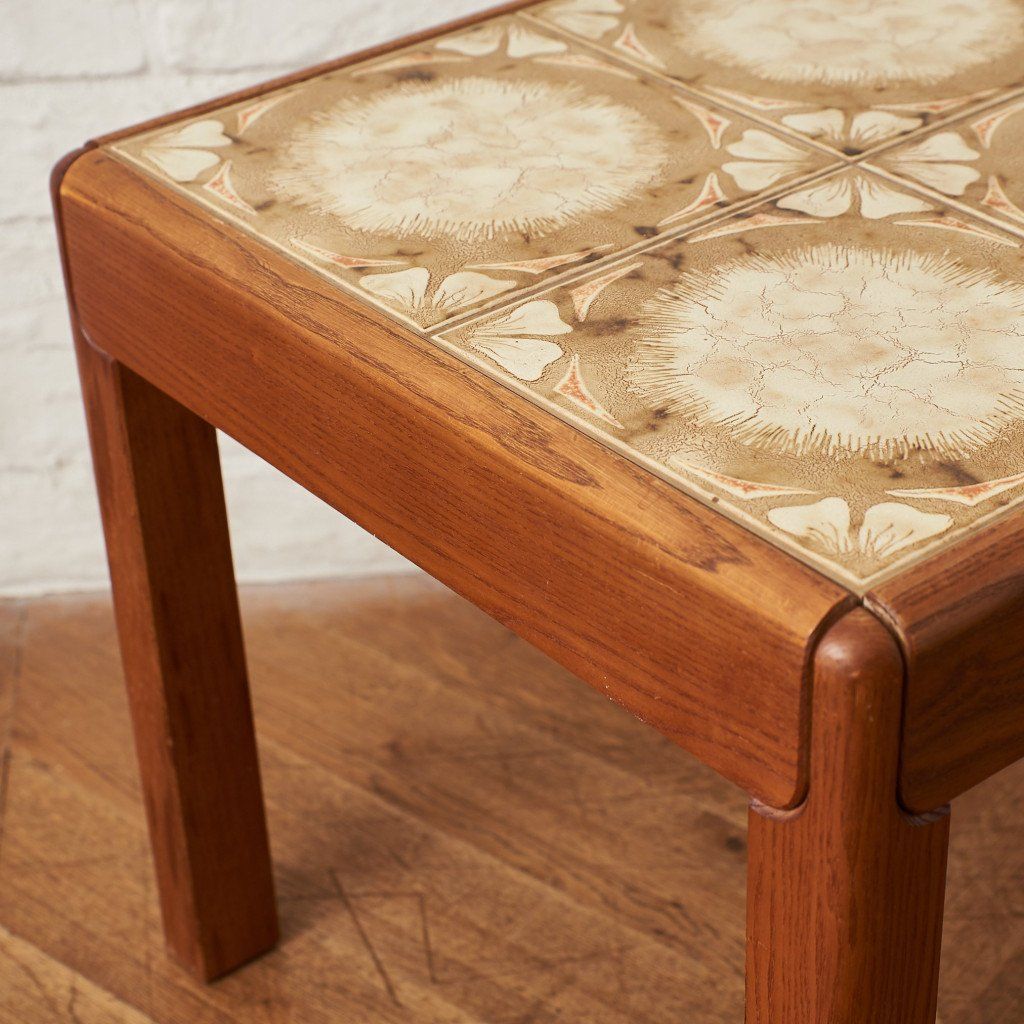 ヴィンテージ タイルトップ ローテーブル (3611D)