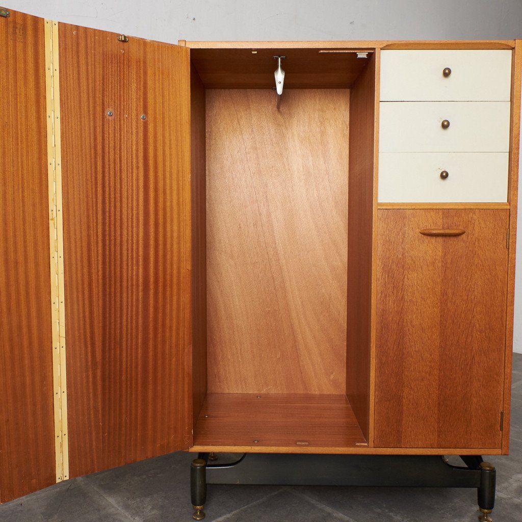 Chinese white トールボーイ ワードローブ (B937)  / 初期ゴールドラベル