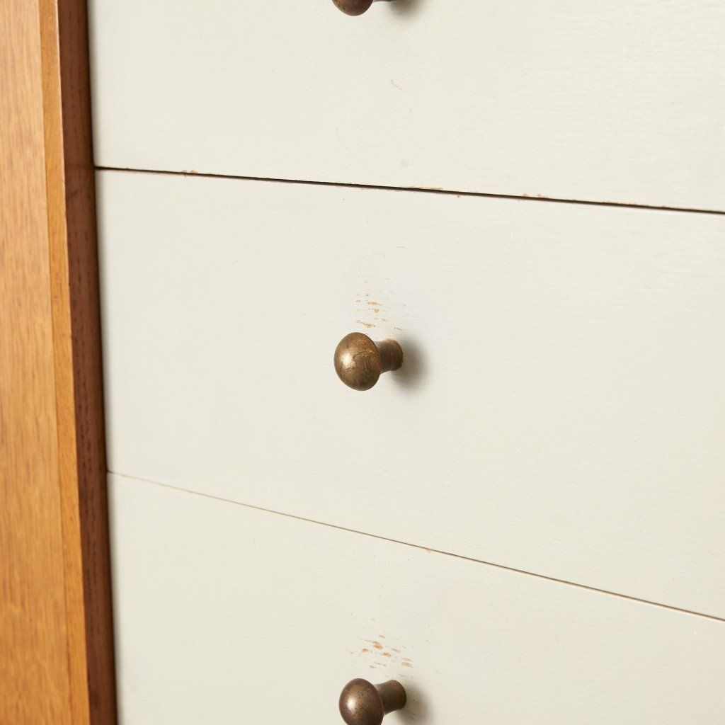 Chinese white トールボーイ ワードローブ (B937)  / 初期ゴールドラベル