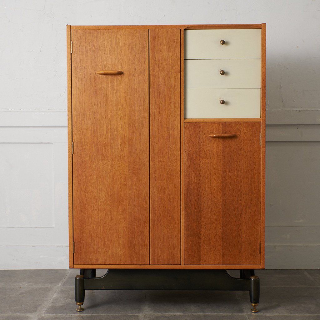 Chinese white トールボーイ ワードローブ (B937)  / 初期ゴールドラベル