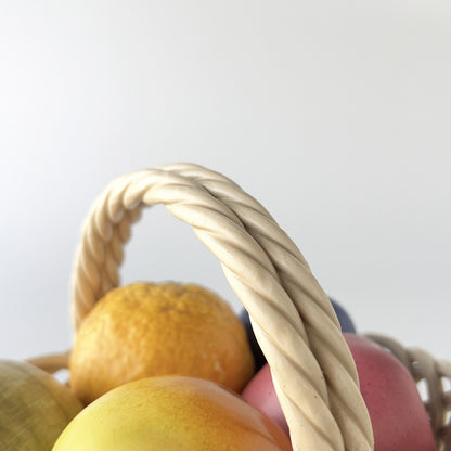 ヴィンテージ セラミック フルーツバスケット