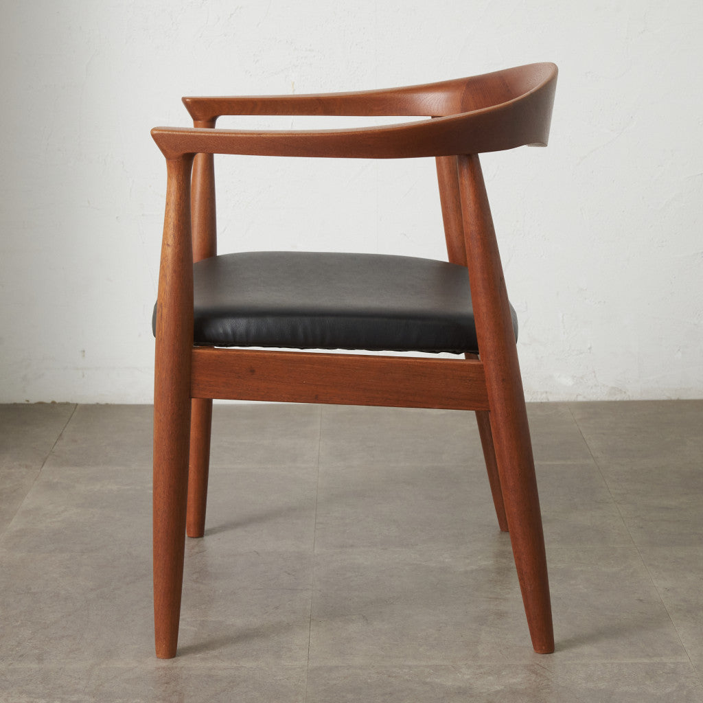 北欧スタイル ヴィンテージ アームチェア / 張替済