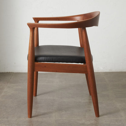 北欧スタイル ヴィンテージ アームチェア / 張替済