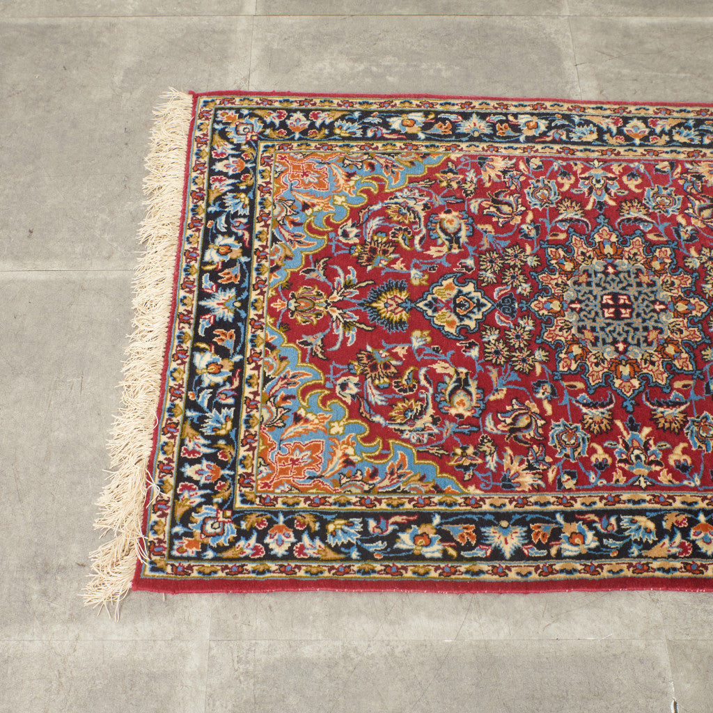 ウール製 手織りラグ