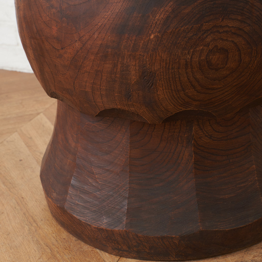 年代物 うす ガラス天板テーブル