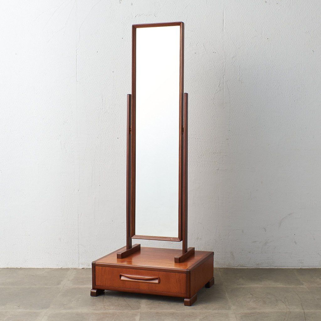 Fresco 収納付き スタンドミラー