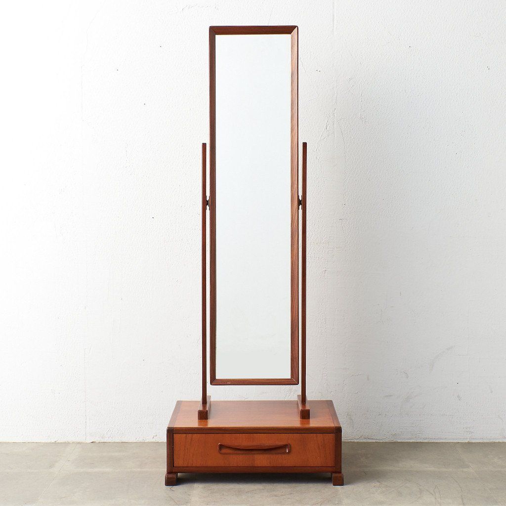 Fresco 収納付き スタンドミラー