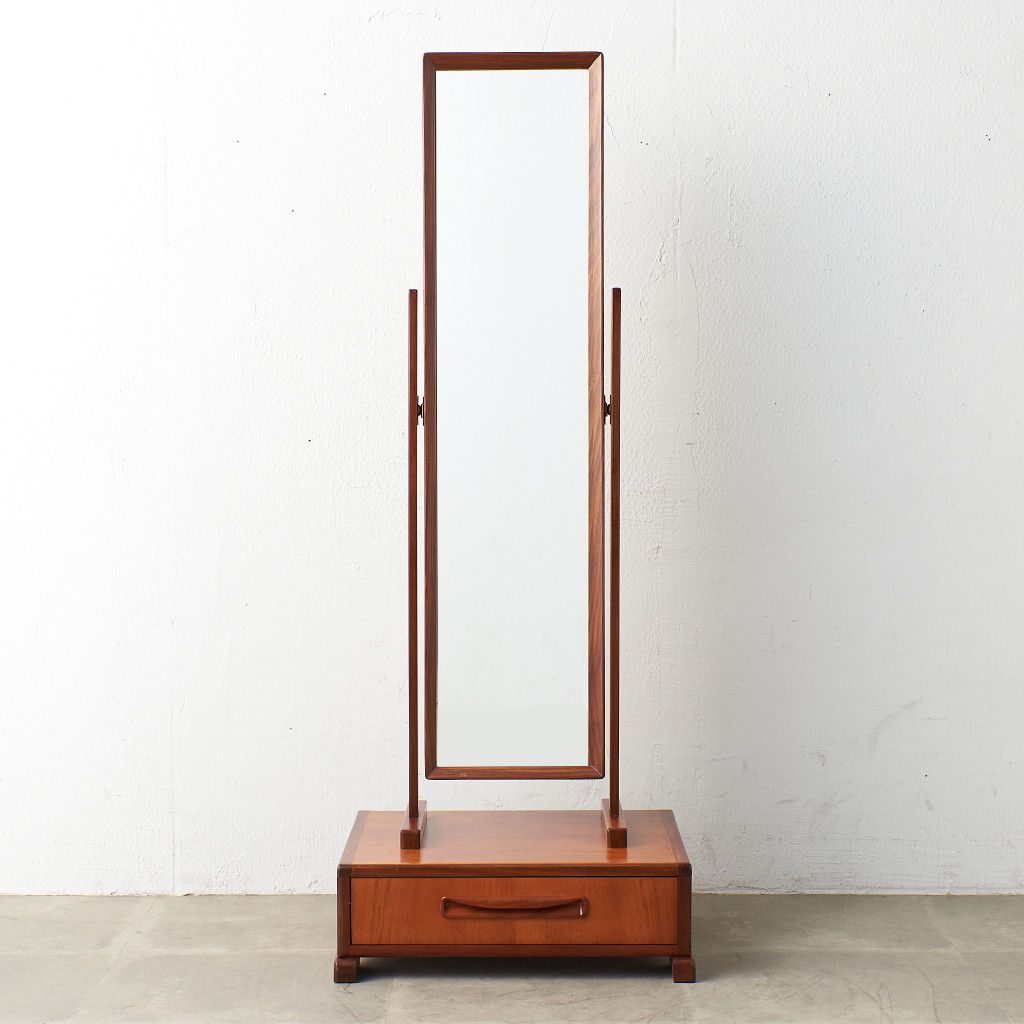 Fresco 収納付き スタンドミラー