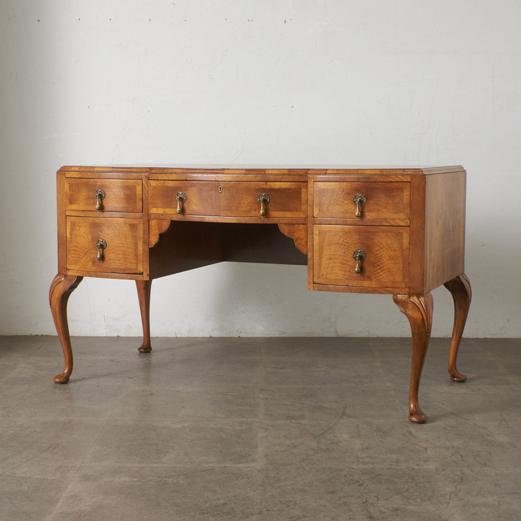 英国アンティーク 両袖デスク