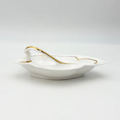 英国ヴィンテージ リーフ プレート