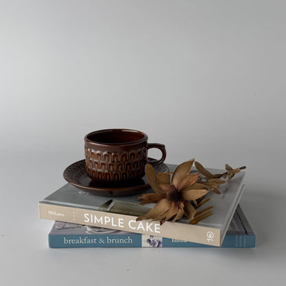 Pennine ペンニン カップ＆ソーサー ブラウン