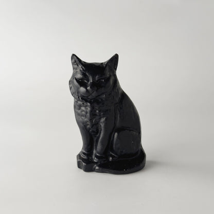 ヴィンテージ 鉄製 猫のフィギュリン