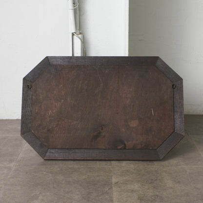 英国アンティーク オーク材 ウォールミラー