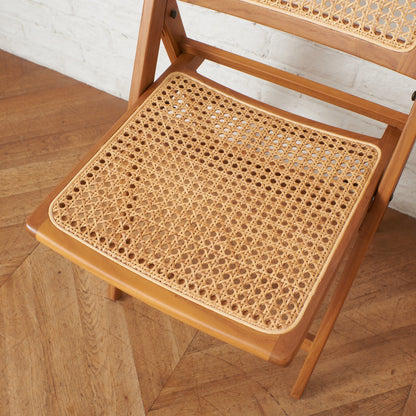 ラタン編み フォールディングチェア