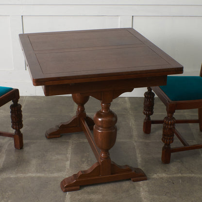 英国アンティーク ドローリーフ ダイニングテーブル