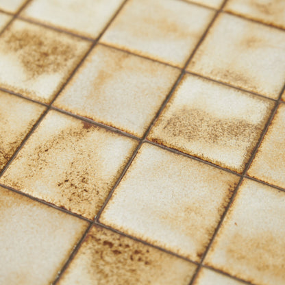 ヴィンテージ タイルトップ ネストテーブル (3585D)